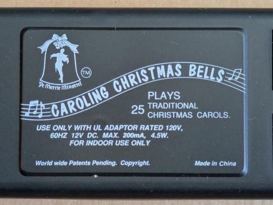 caroling christmas bells